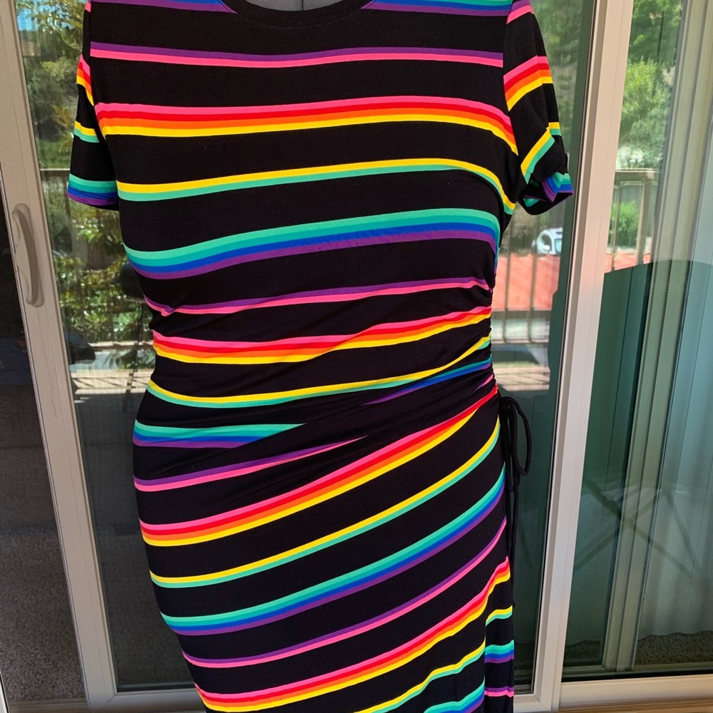 Torrid rainbow dress